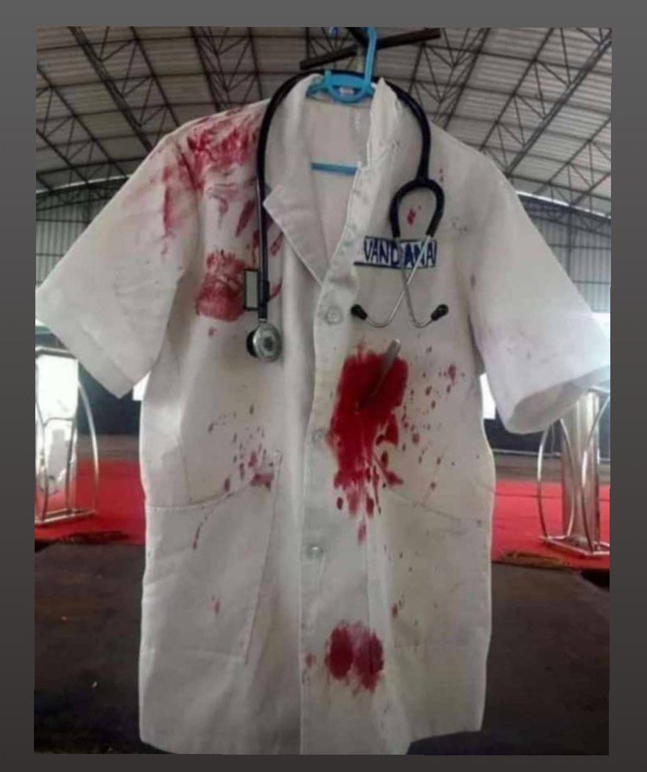 1. This image is of a doctor who served even at 3am before patient killed her.
2. This image is of apron who according to many are looteras of country.
this image to 20 lakhs of UG aspirations and ask their parents whether they are ready for this bloody profession??