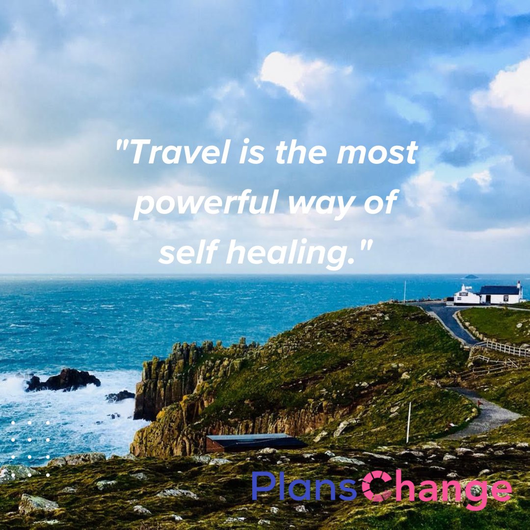 PlansChange_com's tweet photo. Do you agree? 🧳🙏❤‍🩹✈☀

#travelquotes #mentalhealthawarenessweek #selfhealing #travelmindset https://t.co/zxvPjyP5aK