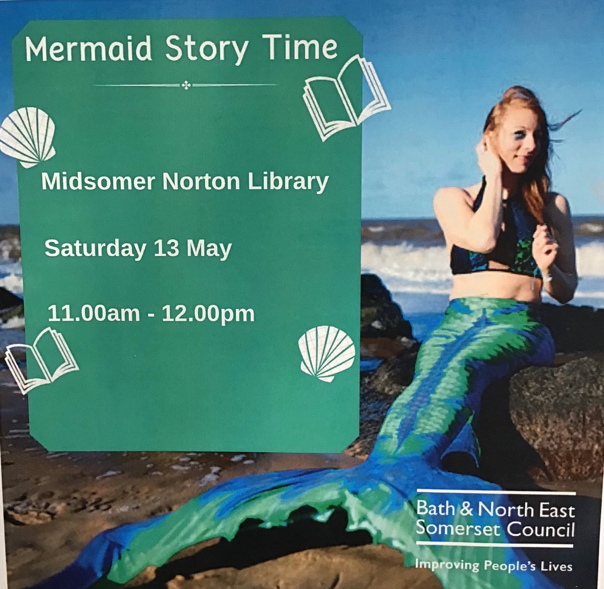 bnes_libraries's tweet image. Who’s excited for Hannah Pearl’s fantastic Mermaid story time today at #MidsomerNortonLibrary ??? We are! We are! We are! 🧜🏻‍♀️🧜🏻‍♀️🧜🏻‍♀️ #BNESLibraries #LibrariesLive