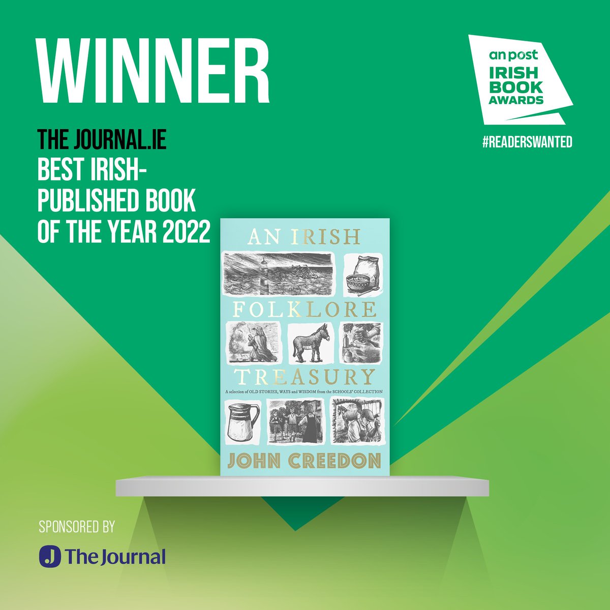 An Irish Folklore Treasury is on bookshop shelves and available worldwide online. I hope you enjoy.