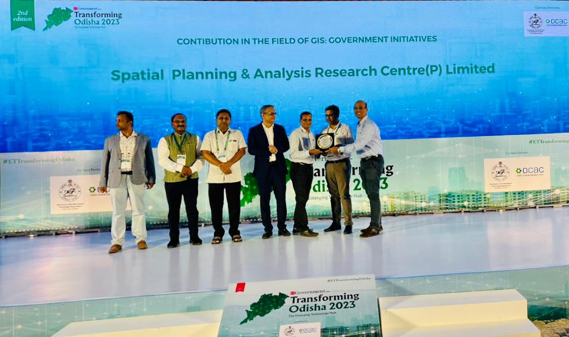 sparcpl's tweet photo. Thrilled to announce that we have been honored with the "STPI Exports and Excellence Awards 2021-22" for our outstanding GIS contribution in Government initiatives, at the recent "#TransformingOdisha2023 Conclave."
#Odisha #Bhubaneswar #GeoICT #GISIndustry #SPARCTeam #geospatial https://t.co/PNVVc4GwDp