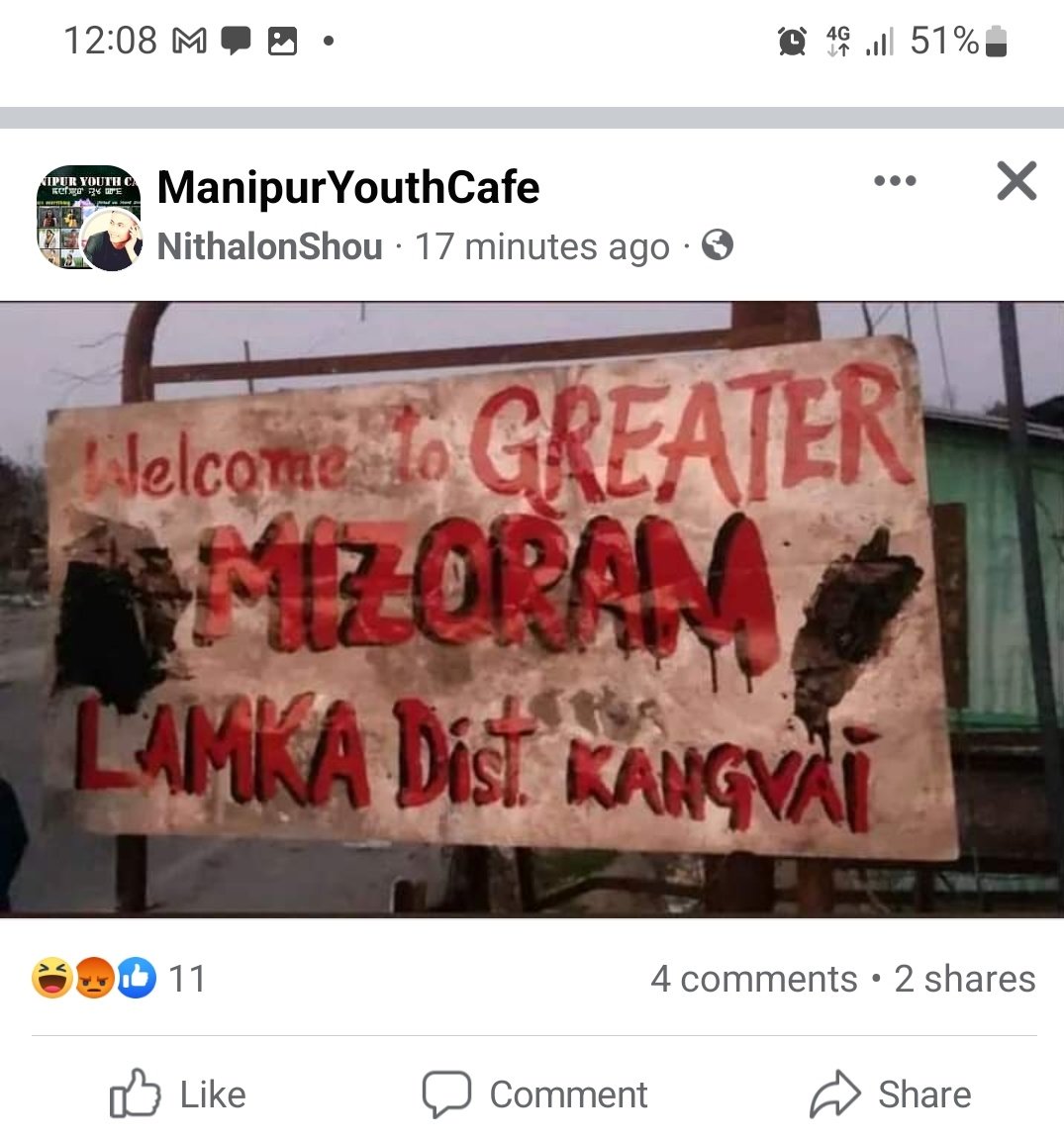 limeetei's tweet photo. https://t.co/cuEeH73TNo
Big Organisations are warning KUKI leaders to Stop attempting to Merge Manipur with Mizoram.
#StopAttempting to #MergeManipur #WithMizoram
#NoSeparateAdministration https://t.co/fHTDlvnBI0