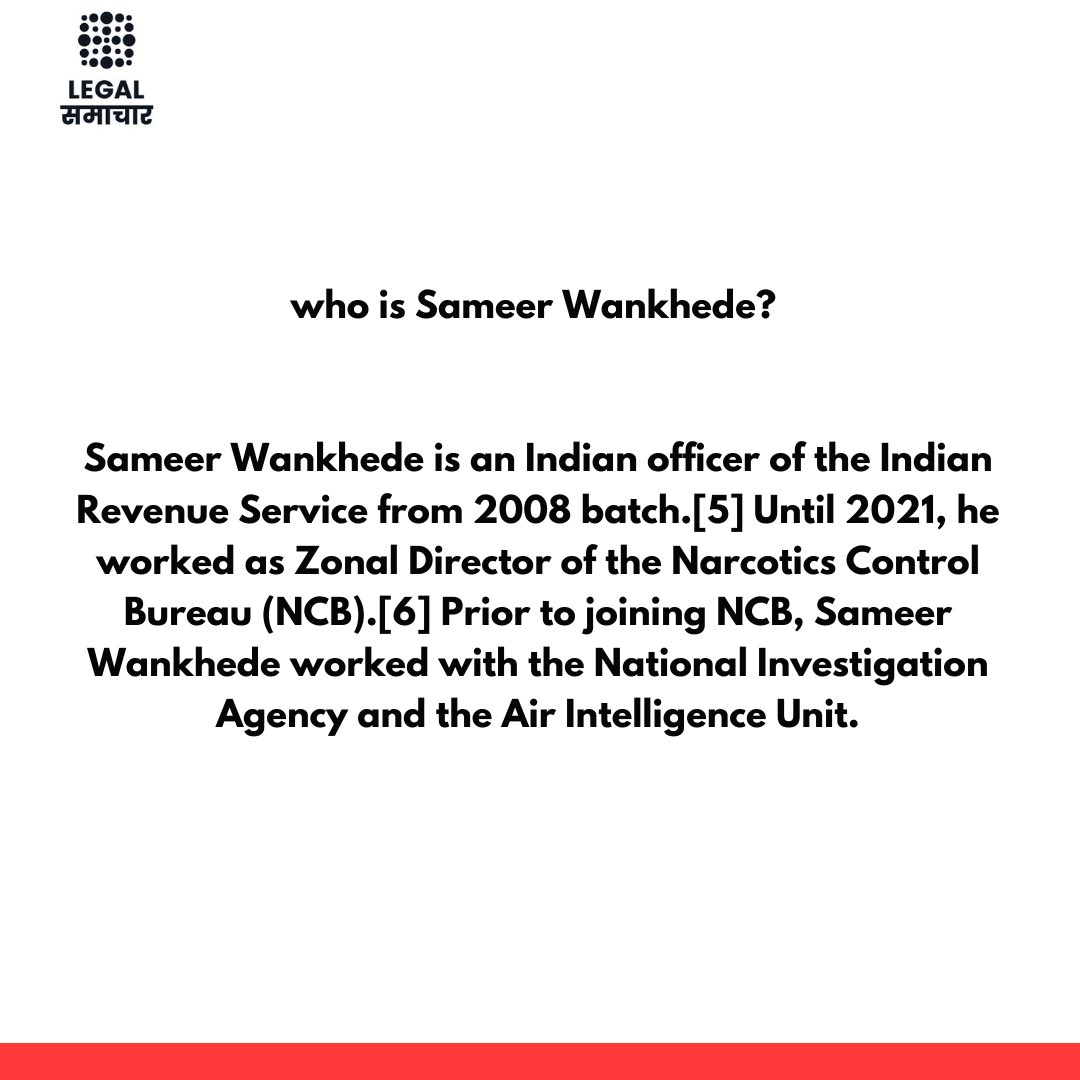 legalsamachar's tweet photo. "CBI files corruption case against Sameer Wankhede over alleged Rs 25 crore bribe demand from Shahrukh Khan in Aryan Khan case. Serious allegations unfolding. #Corruption #AryanKhanCase" https://t.co/gwBFVlUOrA