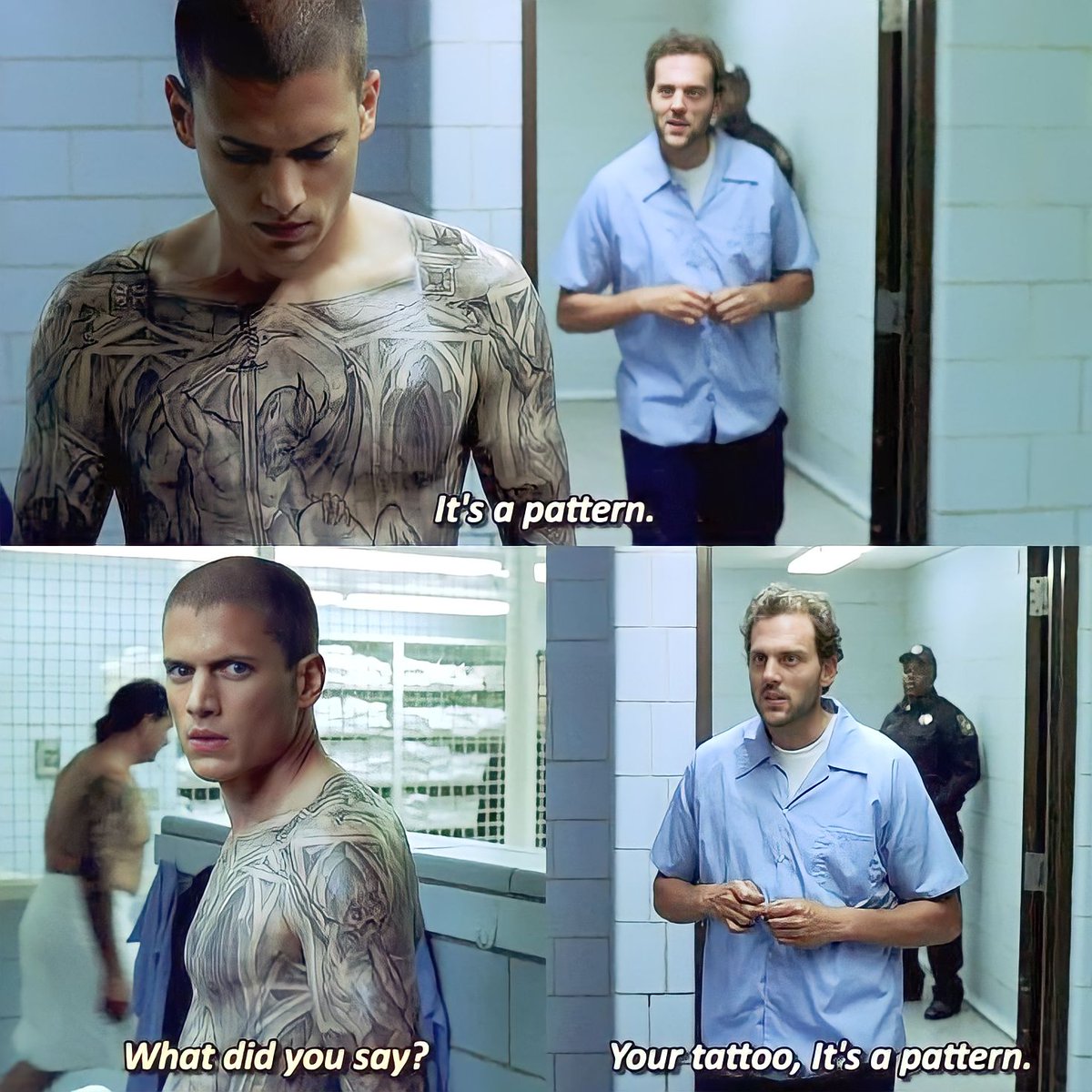 This psychiatric guy in prison break was a problem 💀 can't remember what happened to him