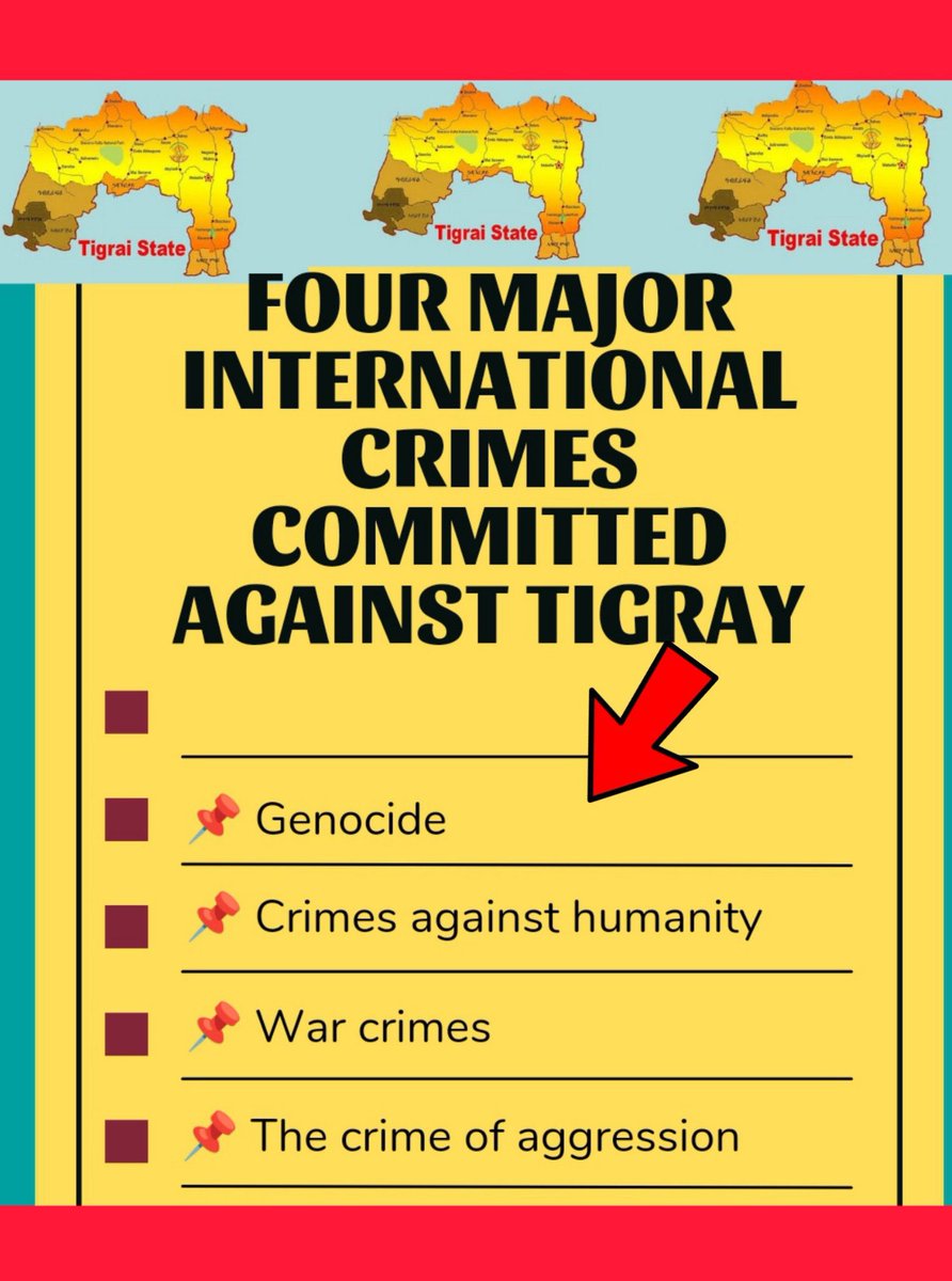 ⚠️Today marks #914days since #TigrayGenocide committed by🇪🇹&🇪🇷 regime+126K Tigrayan mothers & girls gang-raped.+800K Tigrayan civilians dead.But,This genocide still continuing by #Eritrea& Amhara invading forces.@UN  #UNSC must take action to #StopTigrayGenocide @LetbrehanGebre1