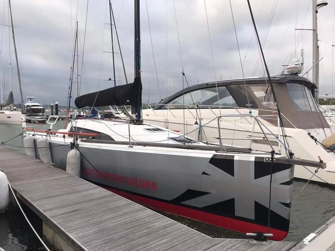 ArmySportASCB's tweet photo. Very best of luck to the Army Offshore Sailing Team of Fujitsu British Soldier. 

Today is round one of the Services Offshore Regatta. 

Gun at 1100hrs ⛵️

@fujitsu_uk @SailArmy

#ArmySailing #Britisharmysport
#OffshoreSailing 
#sailarmy #Interservices https://t.co/iMdVVw97vV
