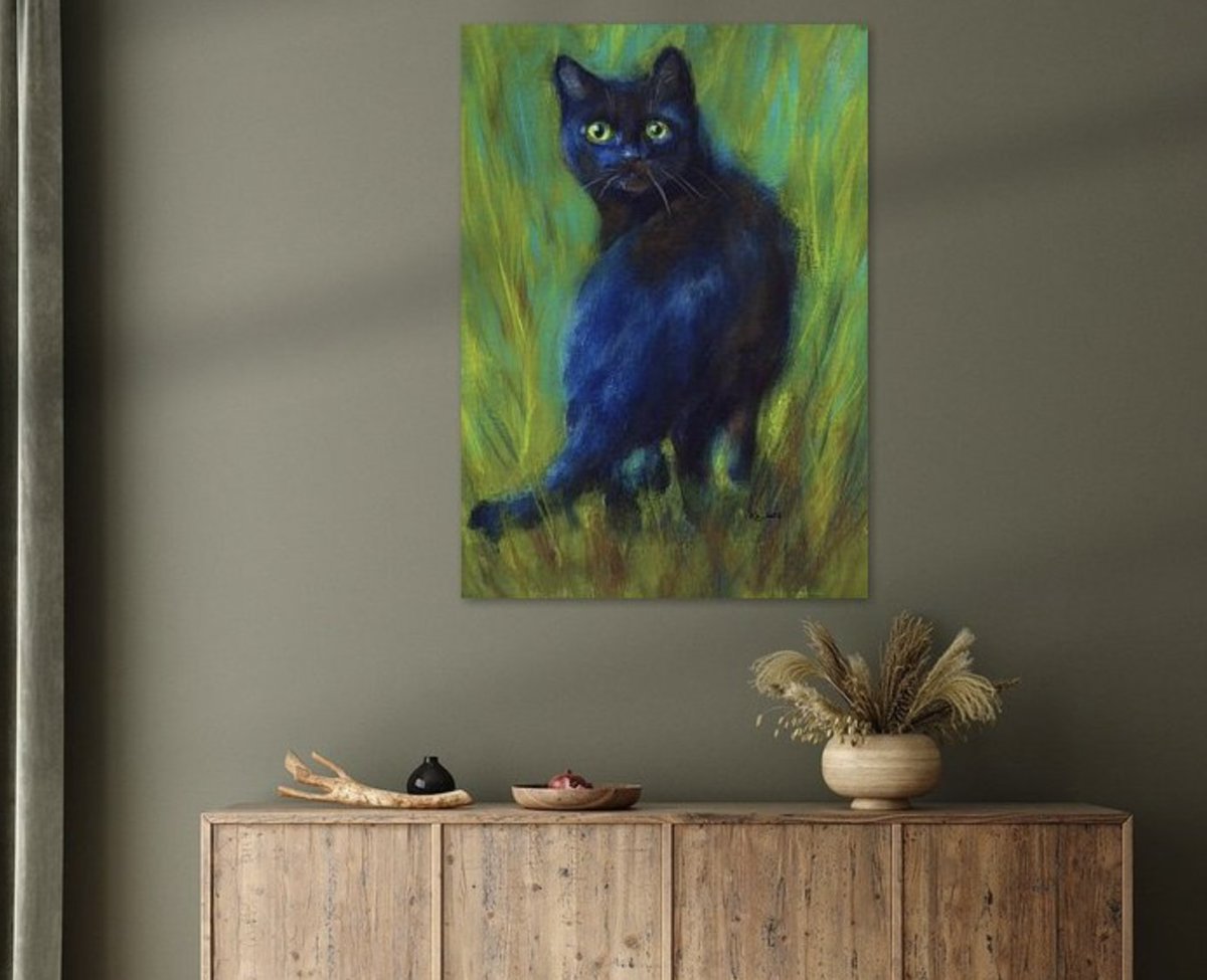 Happy #Caturday!

artheroes.de/de/bild/Schwar…

#CatsLover #Meow #cats #cat #CatsOfTwitter #AYearForArt #CatsOnTwitter #WhiskersWednesday #CatStar #cute #cuteCat #CuteCats #kittens #BuyIntoArt #art #painting #catsnoirfriday #CatsAreFamily #catlife @werkaandemuur #BlackCat