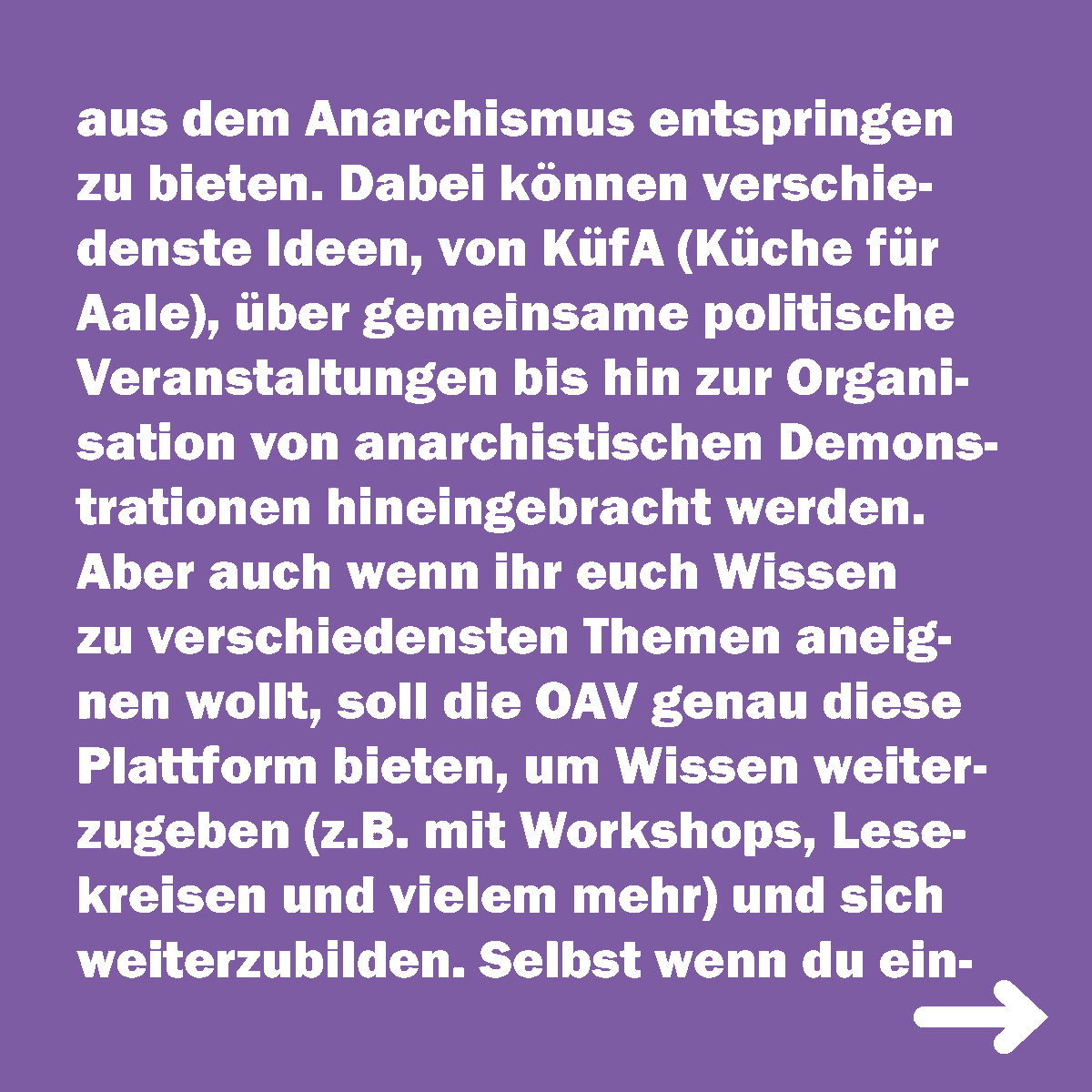 OAV_Freiburg's tweet photo. + OAV Freiburg Gründungserklärung Teil 1 +

Um unsere Gründung auch ein bisschen zu erklären und zu zeigen was uns eigentlich bewegt hat, werden wir eine Gründungserklärung in zwei Teilen hochladen. Teilt gerne eure Gedanken und Gefühle zu dem Text :) https://t.co/lynBPgN7qY
