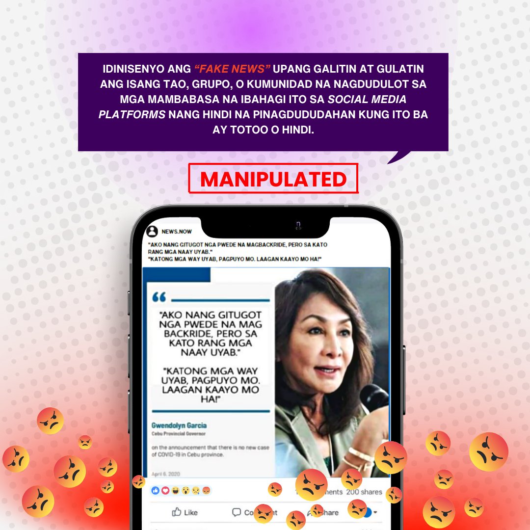 ynformph's tweet photo. #YNFORMer, #YNFORMedKaNaBa? 🧐
Kung paano nga ba nagiging problema ang isang "fake news"?
Kung hindi pa, tara na't matuto upang hindi tayo maging parte sa pagkalat ng "fake news"! 🤗 https://t.co/agj3SnV1Ev
