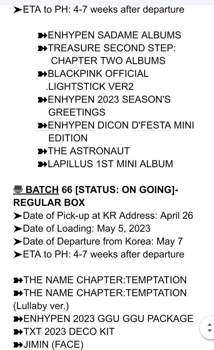 OmoUnnies's tweet photo. OmoUnniesUpdates

🌸Weekly Mass Updates As Of May 13, 2023 https://t.co/gBzkB3tC9K