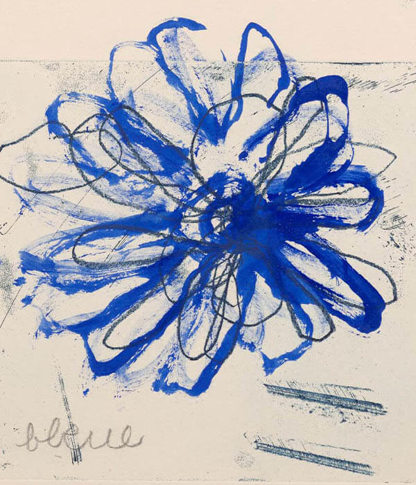 .

Le fleur blue
louisebourgeois

.