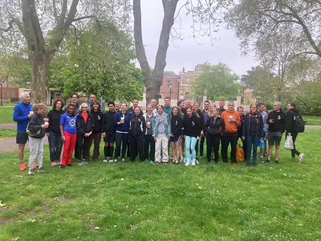 Our Eagles gathering earlier this morning ahead of the @greenbeltrelay this weekend! Good luck everyone 🦅🦅