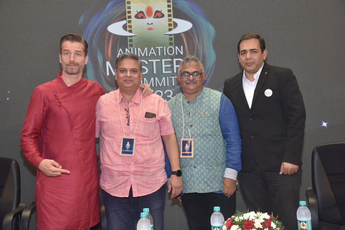 Thanks to all our guests—Dr. Milind Damle, Mr. Damián Perea, and Mr. Sanjay Khimesara—for the interactive and insightful panel discussion “Reshaping India's AVGC Skill education,” which was held as part of Animation Masters Summit.

#AMS2023 #animation #AMS #toonzmediagroup
