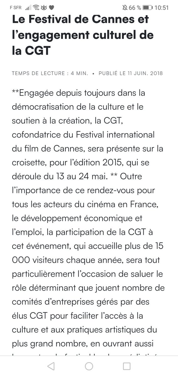 @SMagistrature
@syndicatavocats

#PartoutToutLeTemps
#PasDeDestitutionPlusDeRepit en macronie
#PasdeRetraitPasdePaix
#IntervillesMacron

La @lacgtcommunique
est COFONDATRICE du Festival de Cannes

#PasDeRetraitPasDeFestivalDeCannes
#MacronDégage 

cgt.fr/actualites/cul…