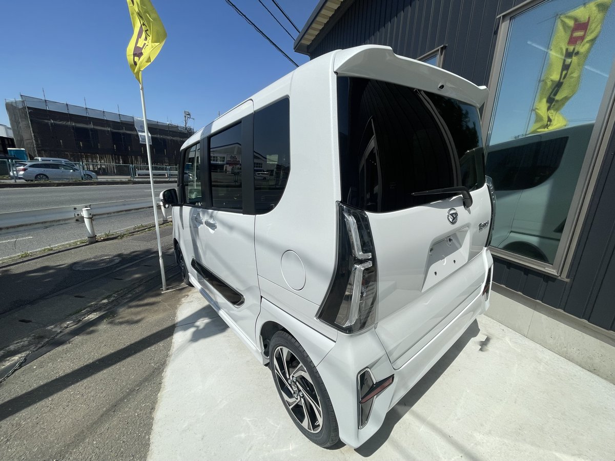 direct_carweb's tweet photo. ご成約頂きましたぁ！！ N様、ありがとうございます(*^^*)  

#未使用車 #タント #軽自動車 #タントカスタム #車好きと繋がりたい #車中泊 #納車準備 #納車待ち #納車待ち遠しい #ご成約 #成約 #ダイハツ #契約 #グーネット #リース #フラット7 #整備工場 #車屋 #遊びにきてね https://t.co/HKYldBMsbu