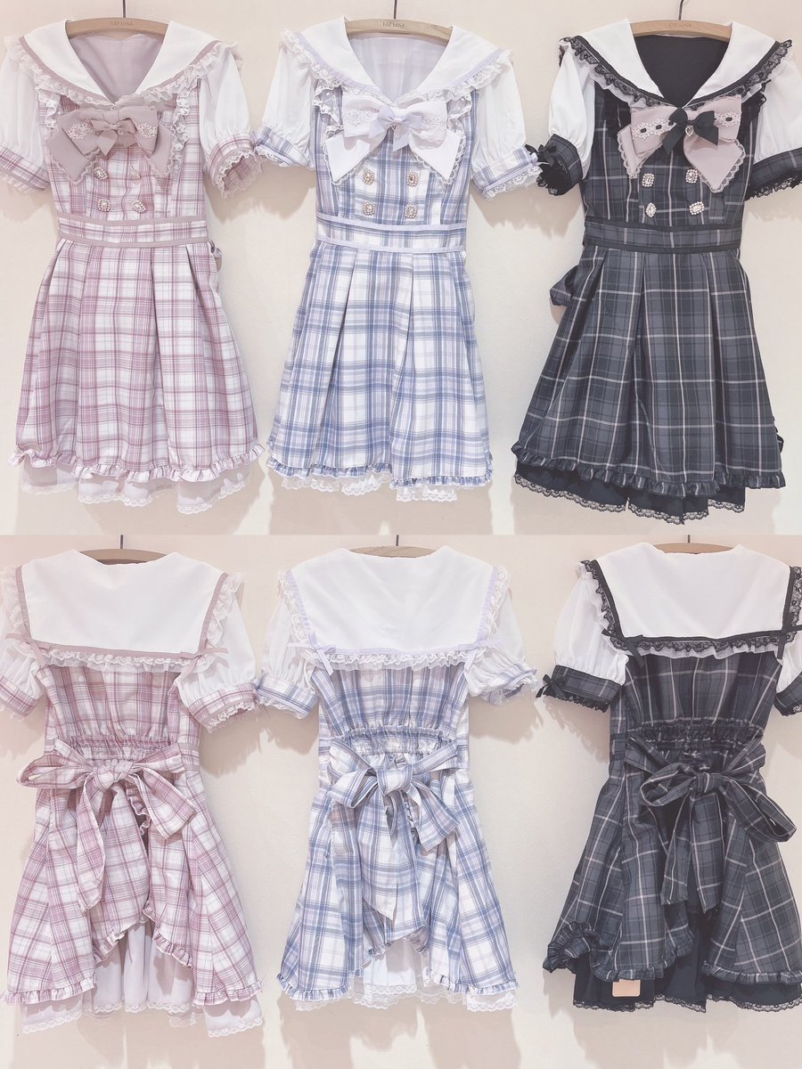 LIZLISA チェックエプロンワンピース リズリサ セットアップ ⋆♡ 𝐿𝐼𝑍 𝐿𝐼𝑆𝐴 ♡ ｡⋆ 新宿ALTA🎀新作item *⑅︎୨୧