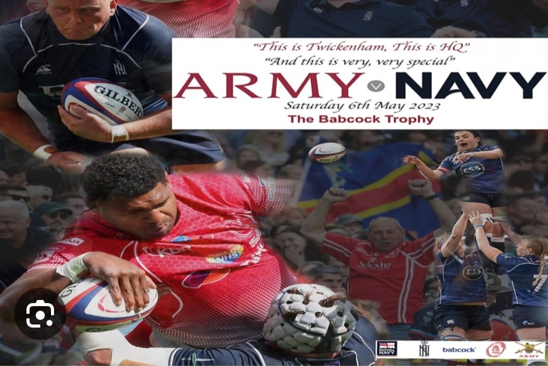 aronactive's tweet photo. Umbrella would like to wish the Navy and Army Rugby teams the very best of luck in their annual match at Twickenham today. https://t.co/rYF9XFtMd6