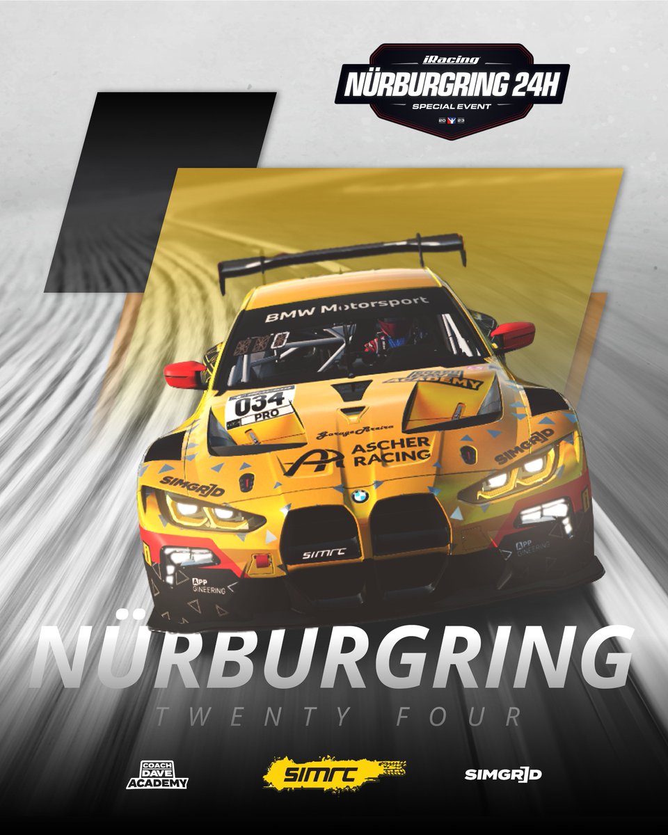 Nothing like a home race 😎

📅 | May 13-14
🕜 | 13:30cest
📺 | <a href="/RaceSpotTV/">RaceSpot TV</a> 

#iRacingN24 | <a href="/vcoesports/">VCO 🕹🏎</a>