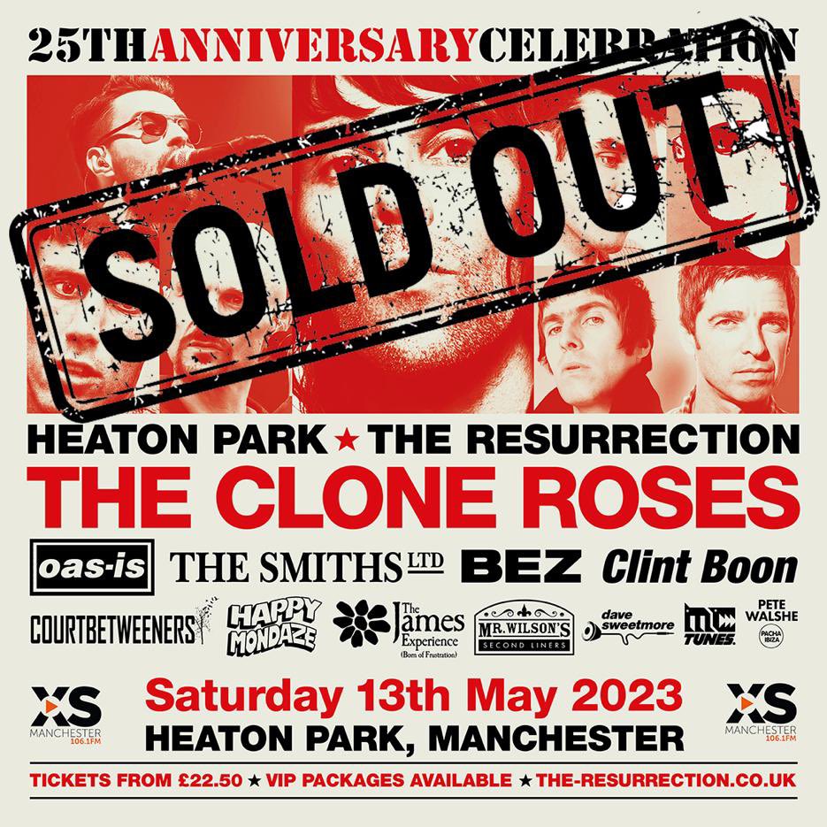 **Sold Out** Thank you Manchester & Beyond. Hope you all have a great day. Look after each other and sing your hearts out. See you later 🍋🍋