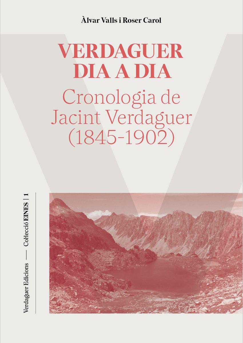 'Verdaguer dia a dia. Cronologia de Jacint Verdaguer (1845-1902' obre la nova col·lecció 'Eines'. Un goig presentar-lo ahir a #Folgueroles amb els autors, Àlvar Valls i Roser Carol. Un treball colossal ara a l'abast dels lectors #FestaVerdaguer