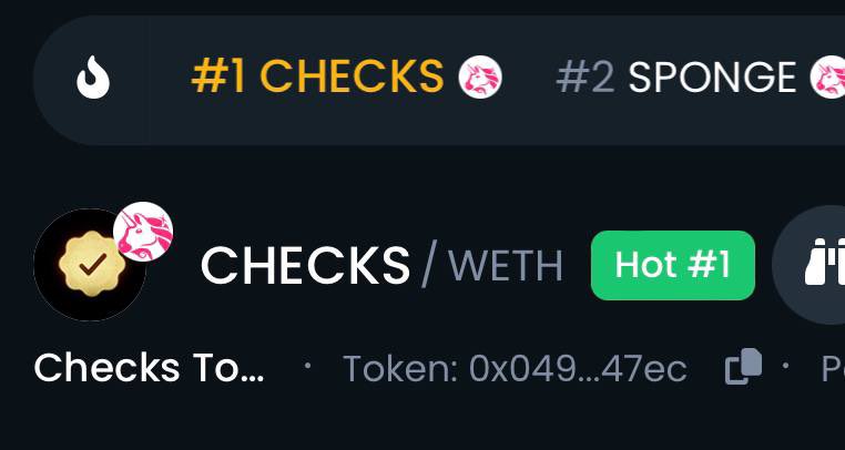 gm world, we’ve been told we are number 1 again on DexTools. Are we? ☑️