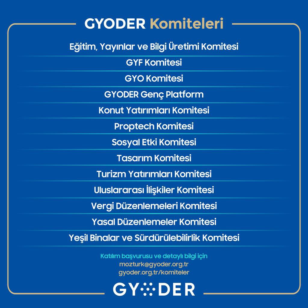 gyoderonline's tweet photo. GYODER Komitelerinde yeni dönem katılımları başladı!
Komitelere katılım ve detaylı bilgi almak için:
* mozturk@gyoder.org.tr
* https://t.co/Mjv53hU3HC
#gyoder #gyoderonline https://t.co/VDe6hbgC4Q