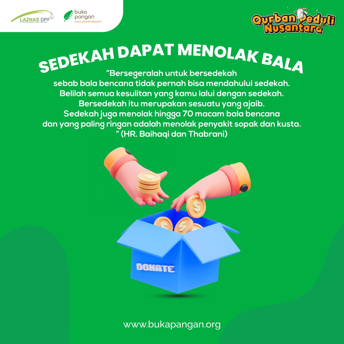 Yuk bersedakah dengan ikhlas dan suka cita di bukapangan

Link sedekah:
bukapangan.org/sedekah-weeken…

#sedekahyuk #sedekah #bukapangan #sedekahonline #sedekahweekend #sedekahharian
