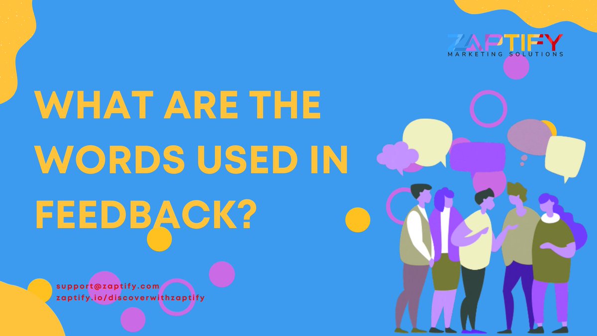 GoZaptify's tweet photo. When giving feedback, it's important to use words that are constructive, specific, and respectful. #FeedbackWords #ConstructiveFeedback #SpecificLanguage #RespectfulCommunication #AppreciationExpressed #EmpatheticFeedback #EncouragingWords #EffectiveFeedback #GrowthAndDevelopment https://t.co/DX7bnAnhcW