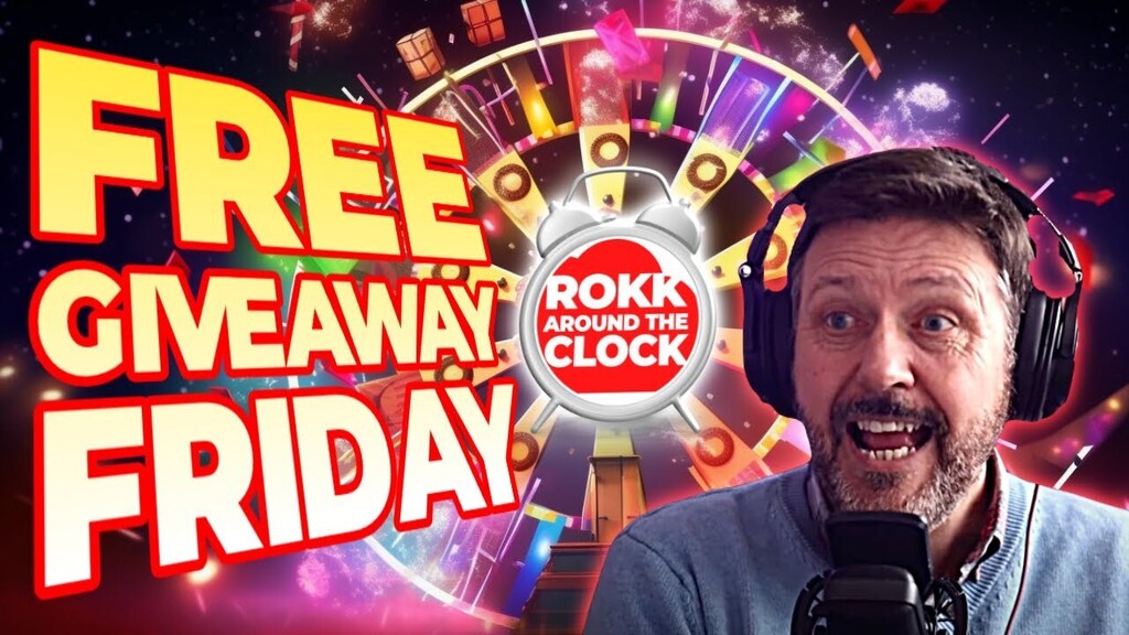 RokkPlay's tweet photo. Rokk just uploaded a new video to YouTube: Grand Gaming Giveaway! Open to Subscribers and Members https://t.co/toLm8bKHPU