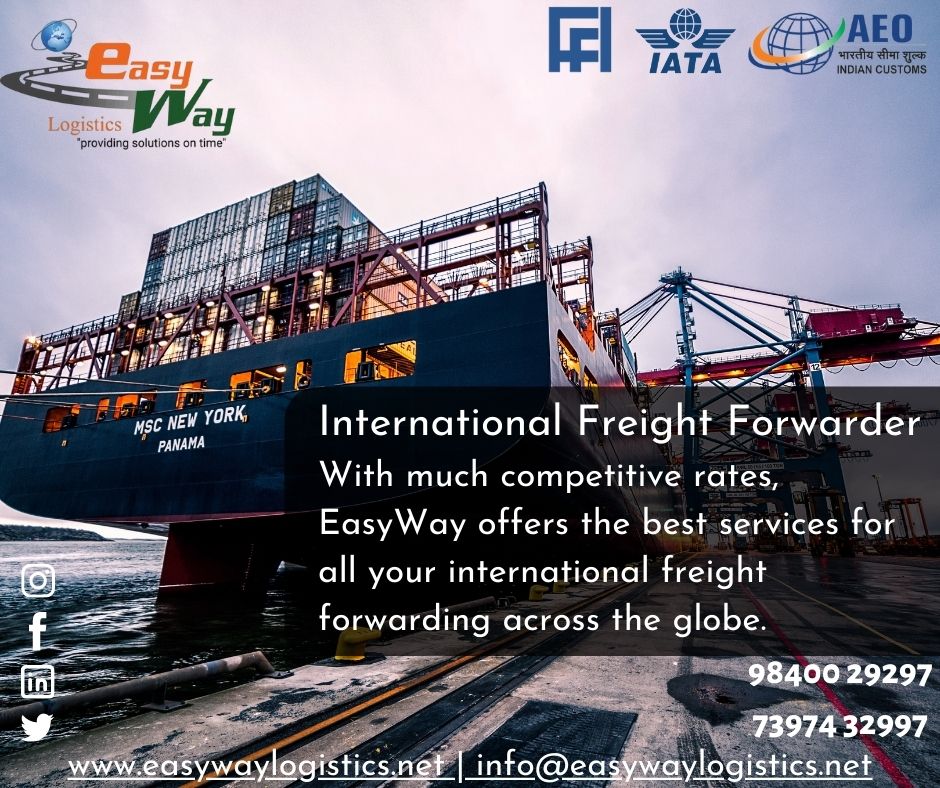 EasywayLogisti1's tweet photo. For #Enquiries : info@easywaylogistics.net / ff@easywaylogistics.net
📍Our Network: #Chennai, #Krishnapatnam, #Bangalore, #Hyderabad, #Tuticorin, #Mumbai.
#freightforwarding #airfreight #oceanfreight #customsclearance #logistics #importgoods #exportgoods #Customs #SupplyChain https://t.co/gvWCfifEsD