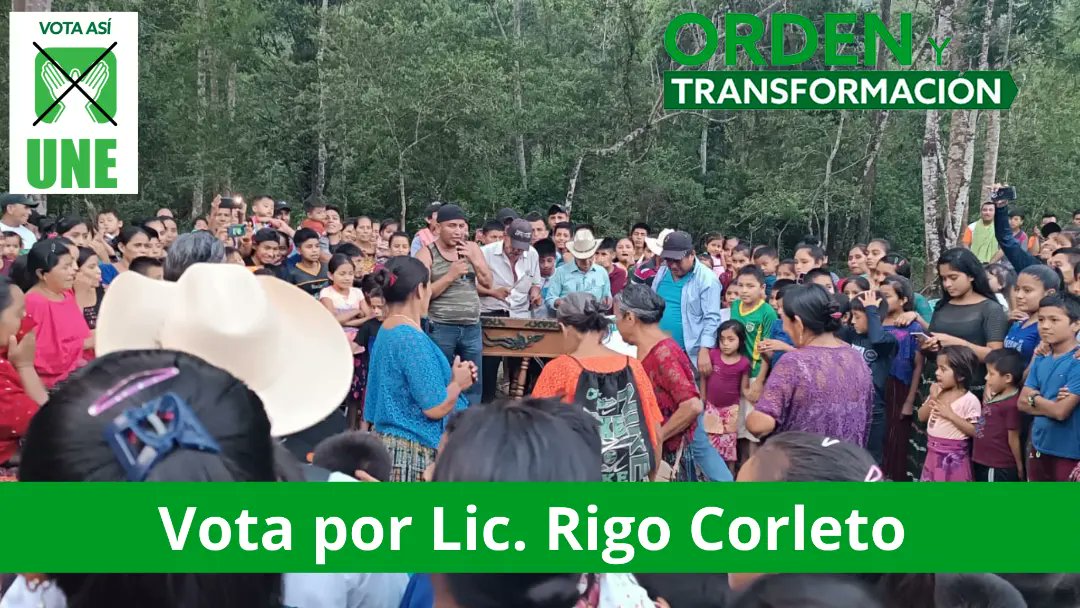Une_Rax's tweet photo. Gracias amigos de Mucbilha por el buen recibimiento, apoyando al mejor candidato de Raxruhá Lic. Rigo Corleto 💚💚💚 #OrdenYTransformación https://t.co/tYa2NjdQkm