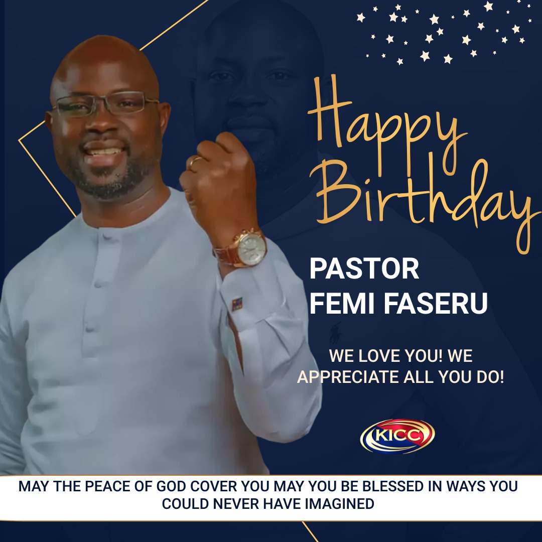 KICCPrayerdome's tweet photo. Today we celebrate our Pastor, Mentor &amp; Leader 

KICC Family, let's celebrate our Pastor and National Superintendent KICC Nigeria today! https://t.co/v9Iz69W2sL