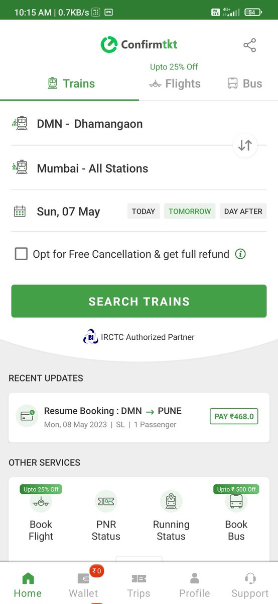 Yazzz07's tweet photo. @ConfirmTKT 

The original time for booking ticket in tatkal is 10:00 but on this app the tatkal ticket booking start at 10:15 , then how can people get confirm ticket. 
Good Ui and app is even faster then IRCTC original app, but why the timing for tatkal is 10:15
#indianrailway https://t.co/b1TUYAqMen