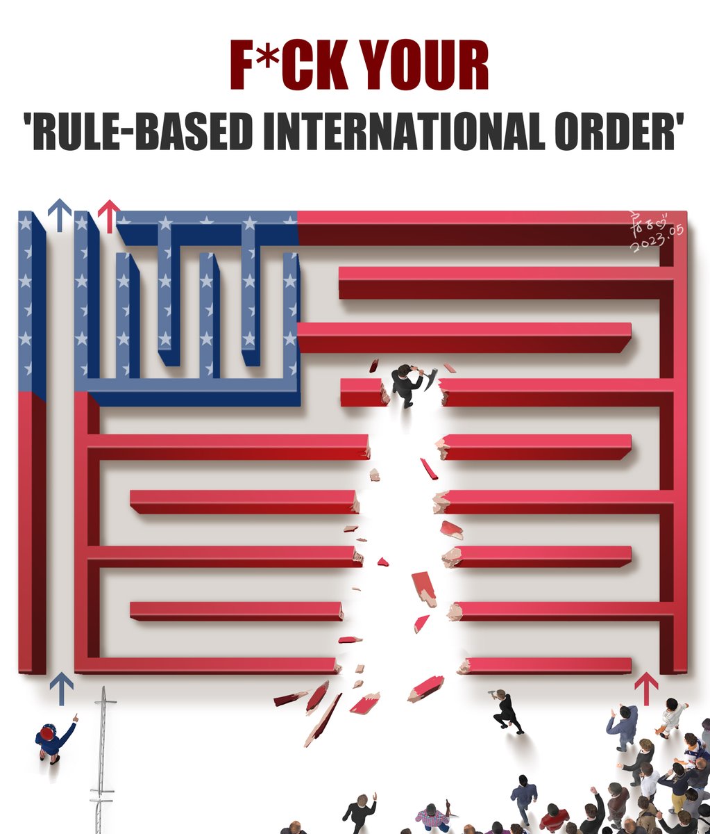 F*ck your 'rule-based international order' 去你的“基于规则的国际秩序”🖕