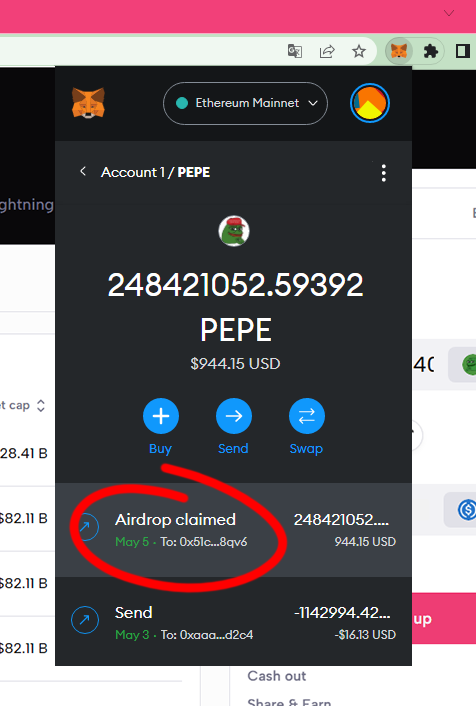 CeoEMXowr's tweet photo. $PEPE their airdrop just went live! If you missed out on $ARB this might be your chance.

Claim yours on their official website 👇
🔗 https://t.co/tP4ka5oRWL

#web3 #eth #PEPE #PepeCoin $BOB $doge #memecoins $SUI $MUSK $BART $TURBO #hex #FOMC $WOJAK #Airdrop $MONG #Doge #ethereum https://t.co/GXGbR8BETV