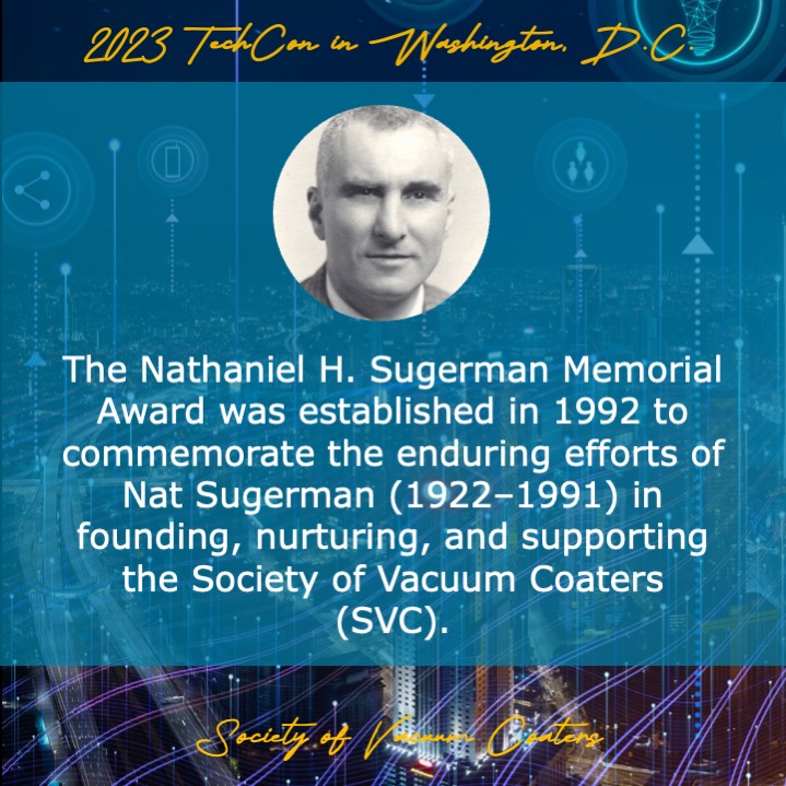 🏆 The award ceremony will take place on May 9, 2023, at the SVC Technical Conference held in Washington DC. We warmly invite you to join us in extending our heartfelt congratulations to Gary for this remarkable achievement!
