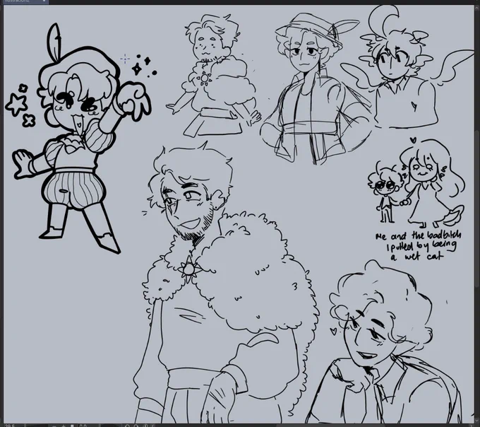 MY STREAM FUCKING DIED BUT THANK YOU FOR EVERYONE WHO JOINED !!! HERE ARE SOME SILLY ART IVE DID