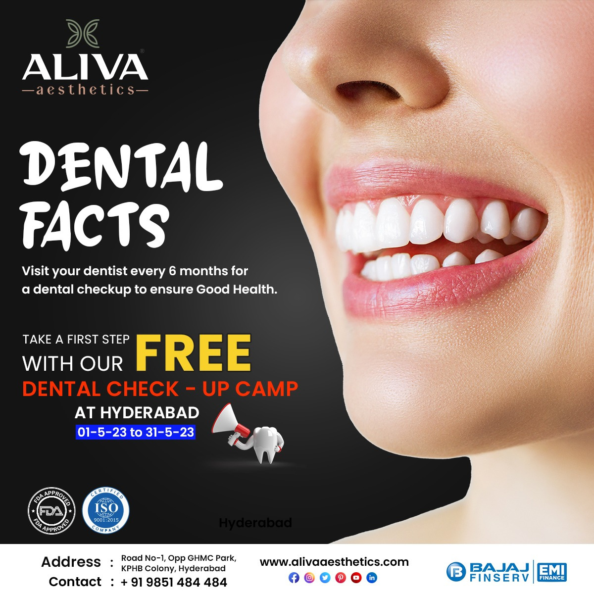 #dental #dentalcare #dentalclinic #dentalimplants #dentalcrowns #dental_clinic #dentalsurgeon #dentalimplantsurgery #dentalassisting #dentalaesthetic #dentallove #dentalproblems #dentalhospital #dentalsmile #dentalcamp #dentalcamps #freedentalcamp #dentalcampaign #alivaaesthetics