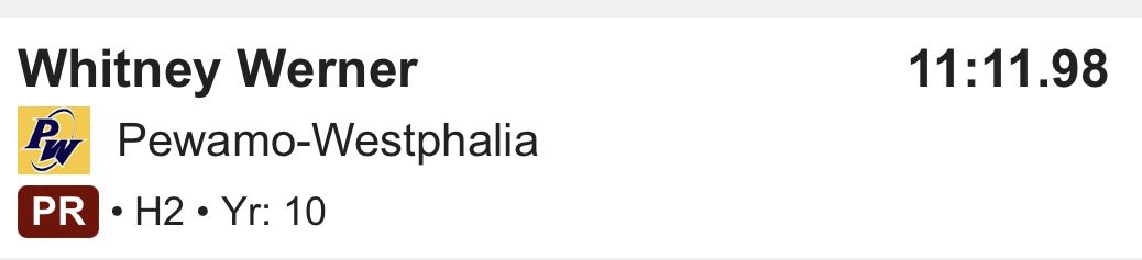 PWTrackXC's tweet image. 🚨 DOUBLE School Record Alert 🚨 

Congratulations to Whitney Werner AND Collin Farmer on setting a new school record in the 3200 Meter Run at the Shepherd Invitational!

#everypointcounts