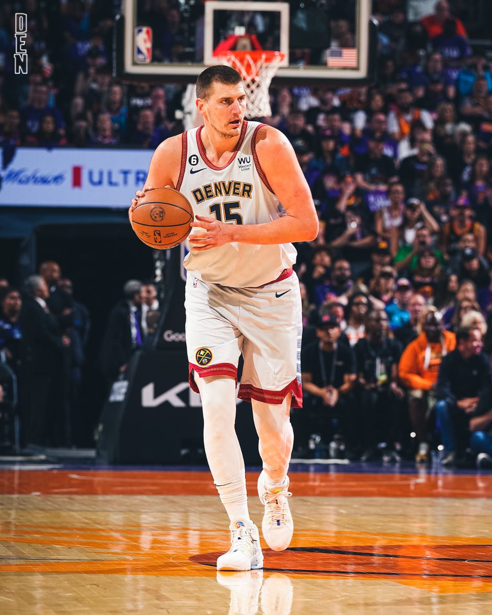 Nikola Jokic Game Three Vs the Phoenix Suns:

30 PTS
17 REBS
17 AST
1 BLK
10/17 2PT (58.8%)
1/2 3PT (50%)
7/8 FT (87.5%)
66.6% True Shooting
+5

Never-Before-Seen NBA Playoff Statline

BEST PLAYER ON THE PLANET