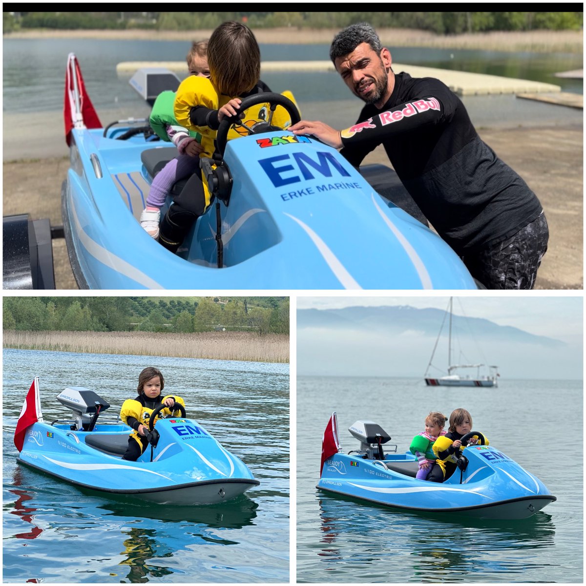 erkemarine's tweet photo. yaşındaki oğlu @zaynsofuoglu 
1,2 milyon takipcisi olan instagram hesabında dizaynı ve imalatı SeaJoy ve ErkeMarine tarafından yapılan Dünyanın ilk Elektrikli #SuJeti  @SUJETTY”
Pazar günü (6.5.2023) 
Kullanarak dünya prömiyerini yapacak.
#ErkeMarine https://t.co/ABnt2KYWwS