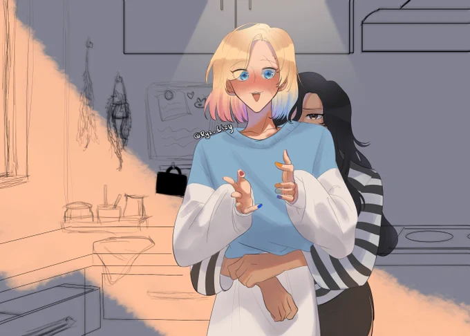 I'm done, i don wanna make the background lmao XD   take it or leave it and LET ME BE   #wenclair #wenclairfanart