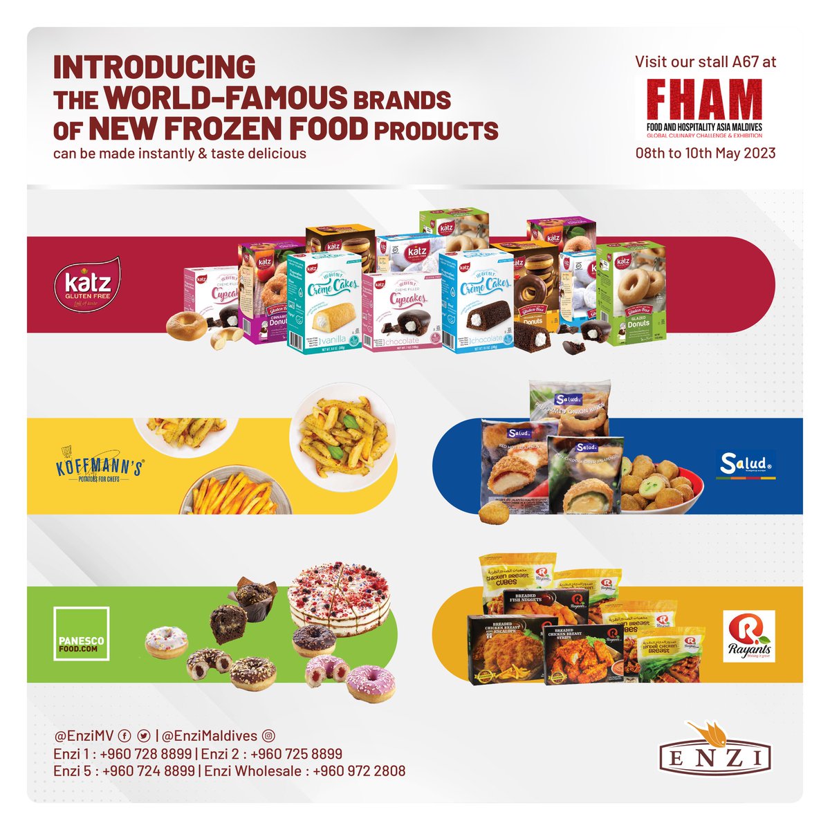 ENZImv's tweet image. We are introducing some exciting &amp;amp; tasty new products at #FHAM2023. We&apos;ll be doing live tasting at the event for you to try!

Come and visit us at our Enzi stall A67 @ Food &amp;amp; Hospitality Asia #Maldives, in Hulhumale&apos; Central Park, from 08th to 10th May 2023.

#fham #culinary