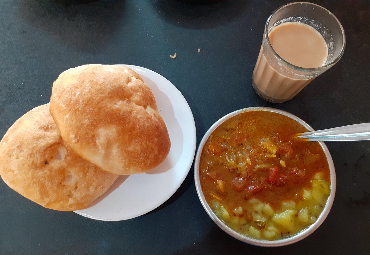 Show me a better breakfast than this and I will show you bhikna😩