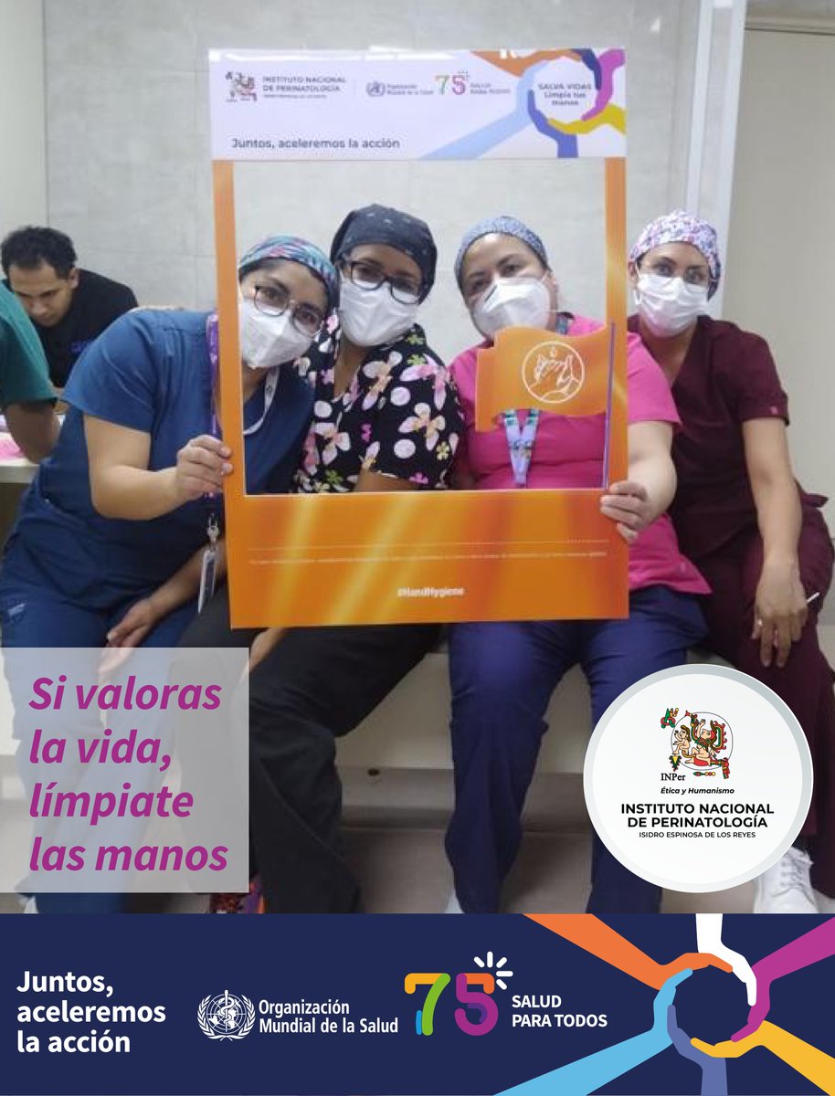 INPer_mx's tweet image. Si valoras la vida #límpiatelasmanos

En el #INPer SÍ NOS REALIZAMOS #HIGIENEDEMANOS
#SalvaVidasLimpiateLasManos #JuntosAceleremosLaAcción
5 de mayo, Día Mundial de la #higienedemanos
 #lavadodemanos #lávatelasmanos #manoslimpias #ManosLimpiasSalvanVidas #manoslimpiasmanosseguras
