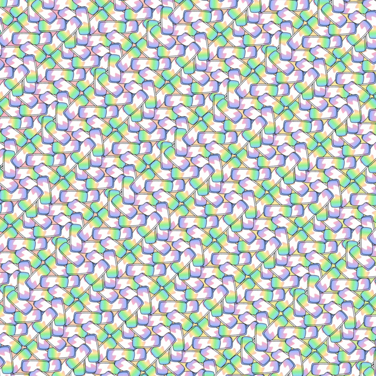 SullySchwartz's tweet photo. a daily tweet about tessellation inspired patterns that I put together by tiling doodles2 wearables.

@doodles 
Coloring the world with joy

goggles Holographic https://t.co/aXpYuVbMDA