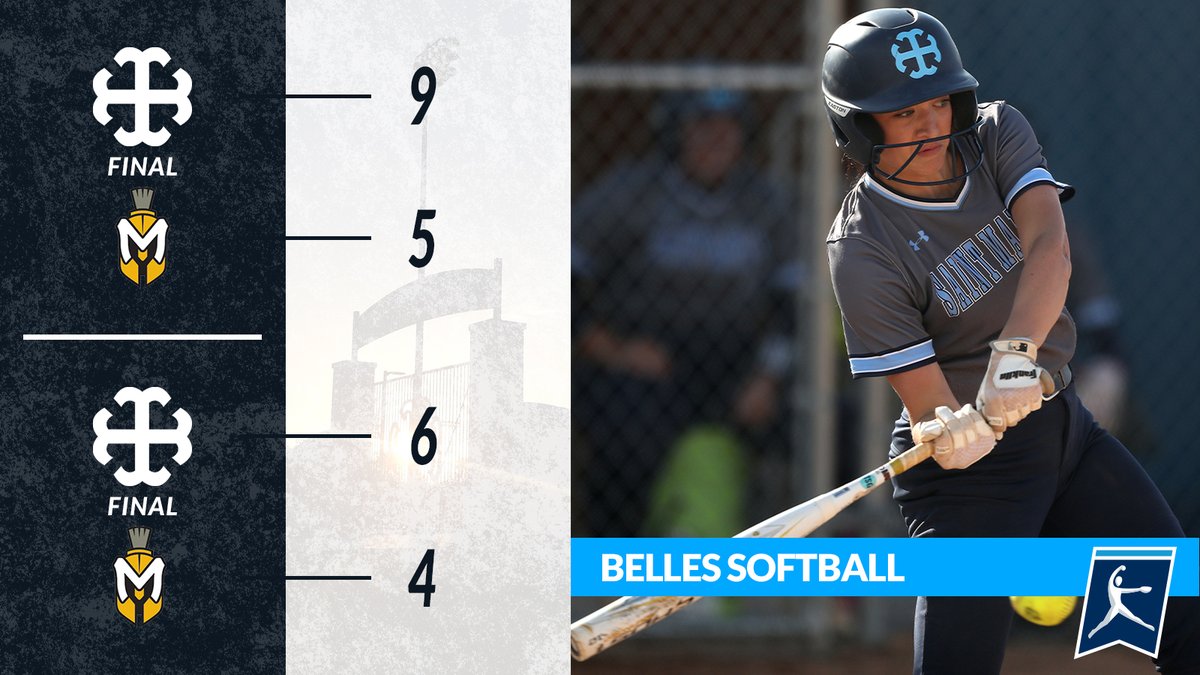 smcbelles's tweet photo. Softball: Belles Sweep Spartans

https://t.co/7uBnjr62Az

#GoBelles | #BelleYeah https://t.co/KsKI10gaA9