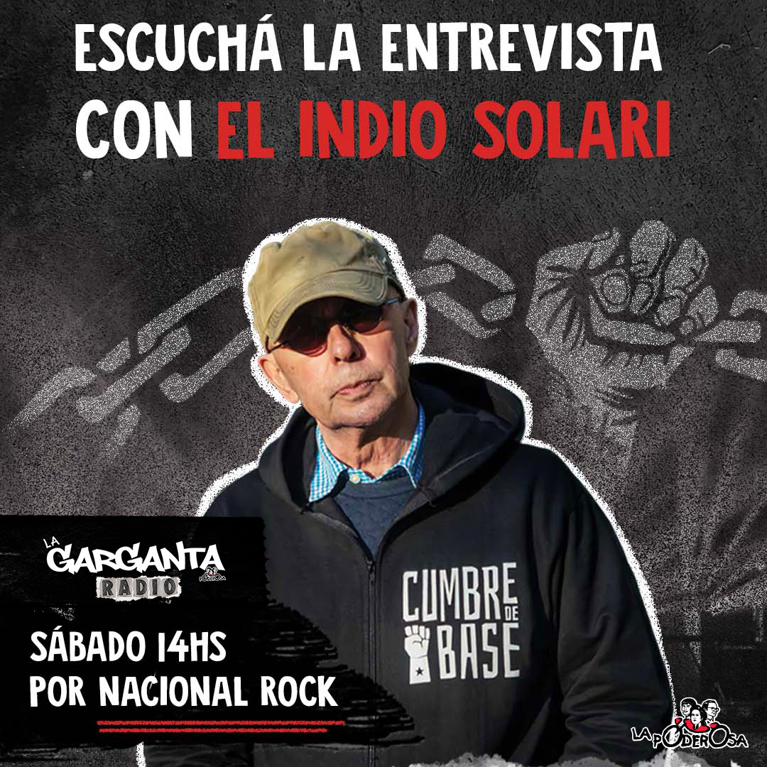 gargantapodero's tweet image. El ángel de los ricoteros @indiosolarioficial charló con nosotros y esta tarde a partir de las 14hs vas poder escuchar su grito a través de @Nacionalrock937 o en nuestro canal de Youtube 

#LaGargantaRadio #LaPoderosa #Radio #Música #Ricoteros