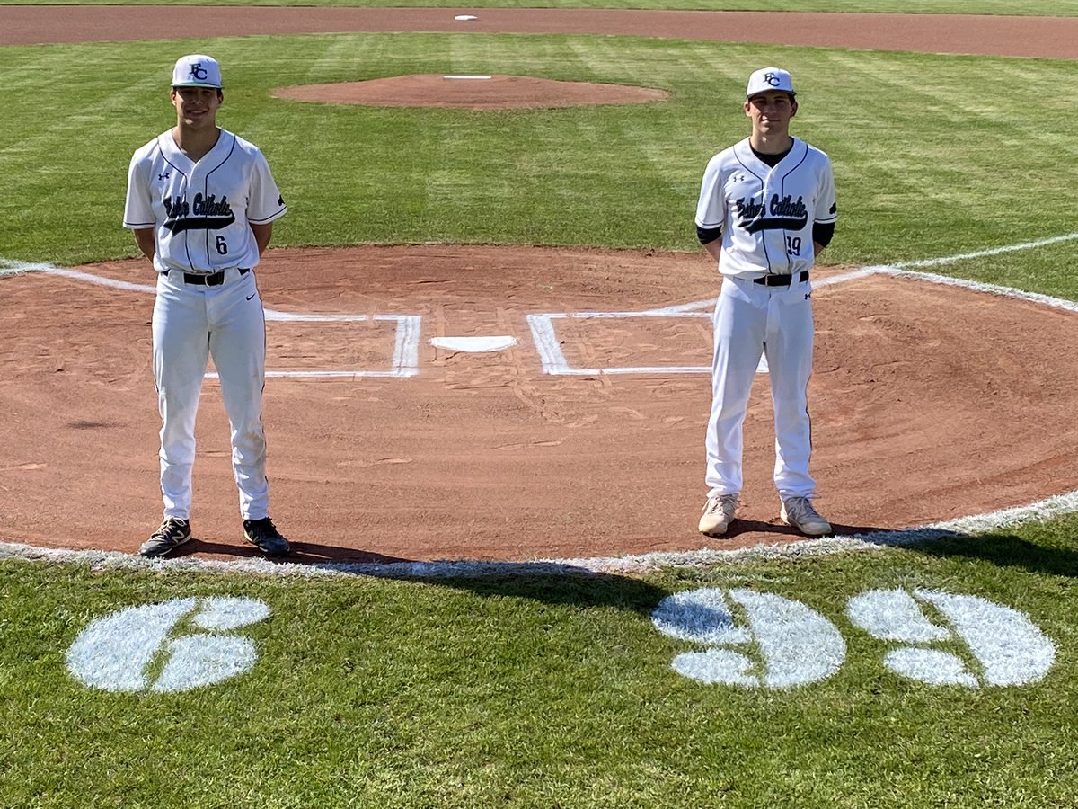FCIrishBaseball's tweet photo. Senior night dominating 5 inning ‘W’ 12-1 over Miller! Irish pound out 12 hits &amp; get lights out 1 hit, 6 K mound performance from sr. Nick Dolci.  Sr.  JJ Viau goes 3/4 &amp; and locked it down at 1B. Irish now 9-6 overall, 7-3 in MSL Cardinal. Host GCC tomorrow at 11am. GO IRISH! https://t.co/2M1l75XOeM