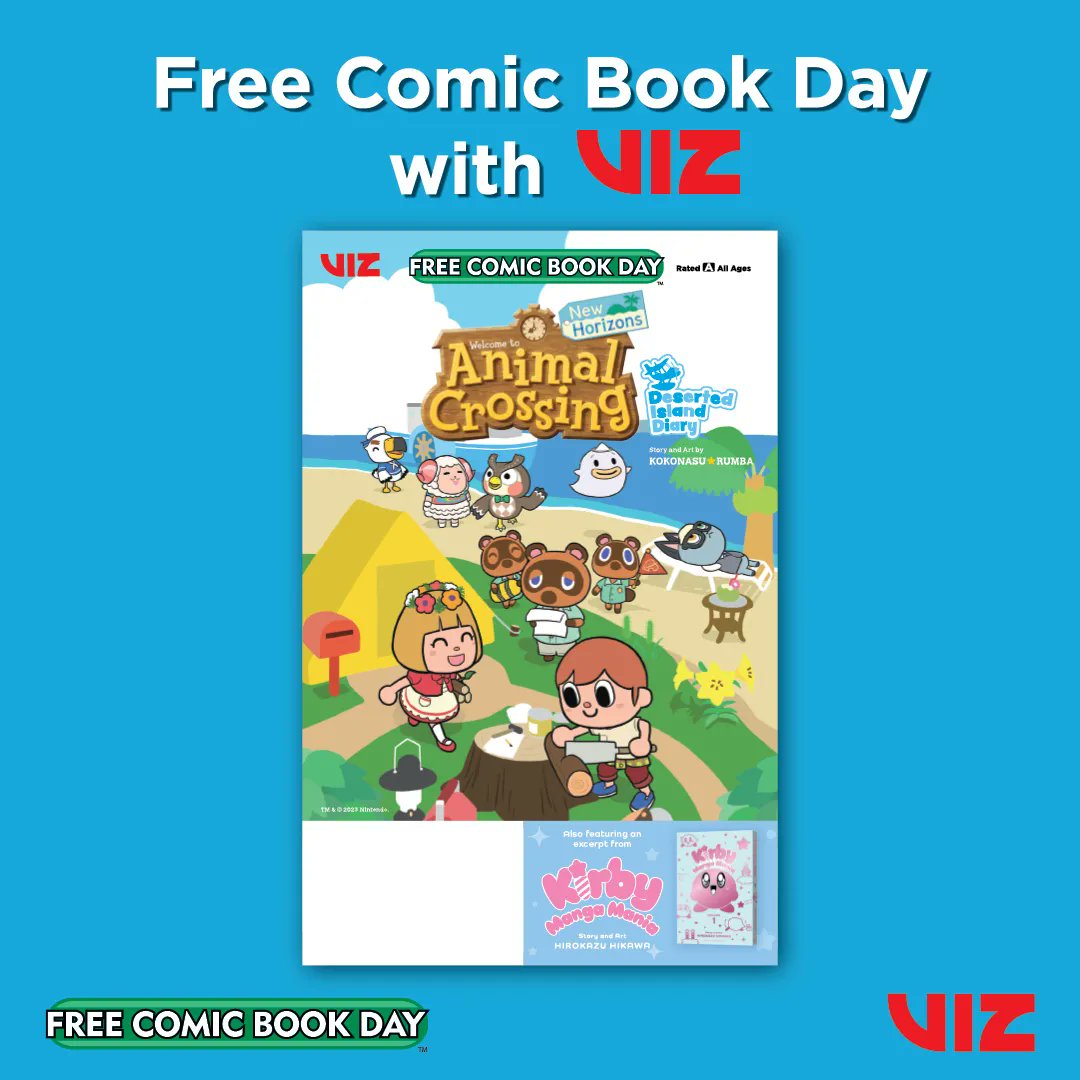 VIZ on Twitter "Free Comic Book Day is tomorrow! 💥 Head to your local